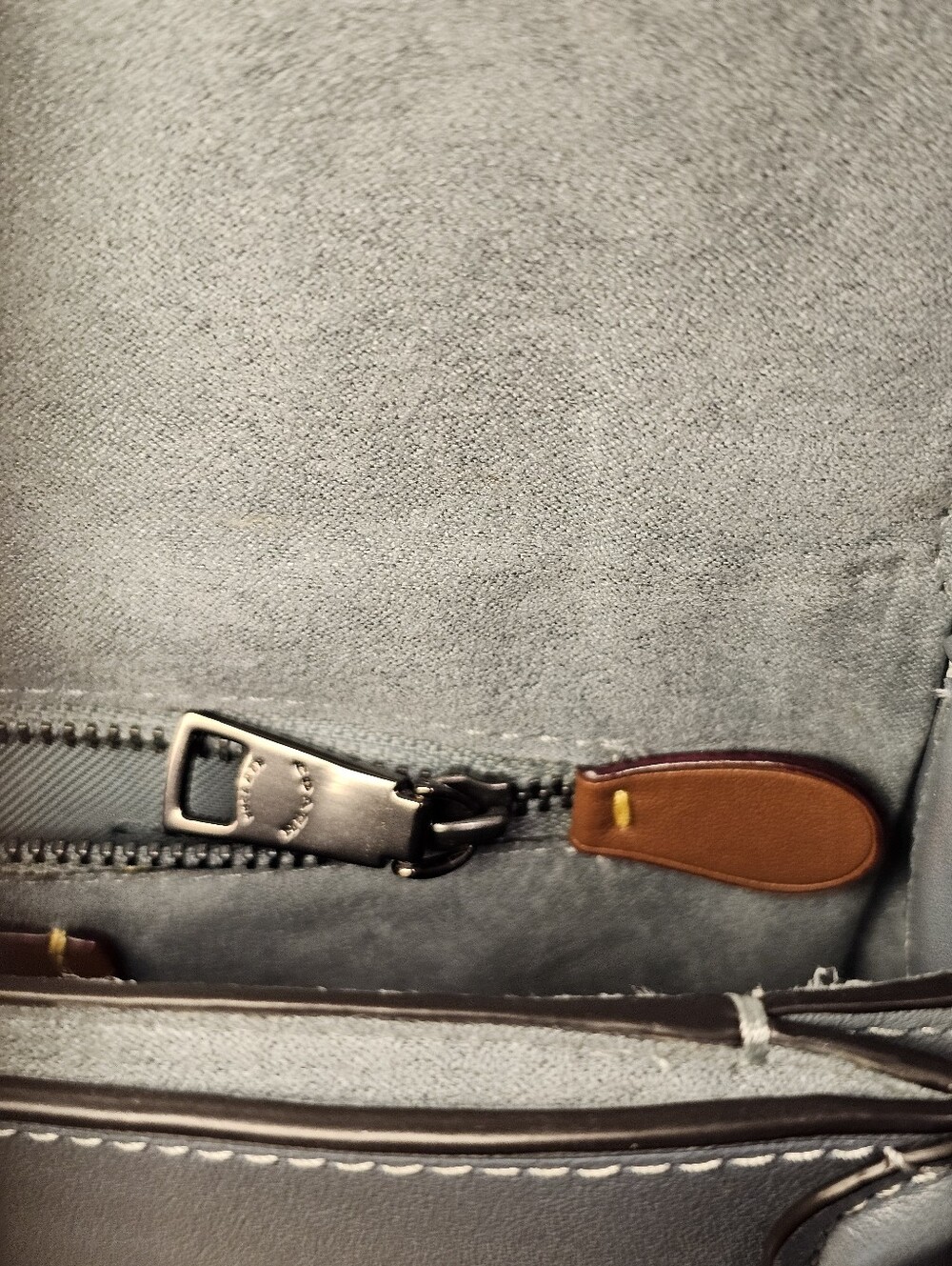 COACH The Beat Leather Saddle Crossbody Bag - Sage/Pewter - Picture 4 of 9